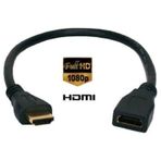 Hdmi Uzatma Kablosu - Dişi Erkek - 4K uzatma Kablosu 30 cm