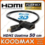 Hdmi Uzatma Kablosu - Dişi Erkek - 50 cm