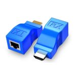 HDMI Uzatma Seti, CAT5e/CAT6 Kablo ile 30 Metre, 1080p Full HD Destekli, Alıcı ve Verici