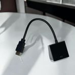 Hdmı-Vga Dönüştürücü Kablo HDMI To VGA Siyah Renk