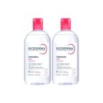 HDY Store Bioderma Sensibio H2O 500 ml Aknejenik Ciltler İçin Derin Temizleyici İkiz Set