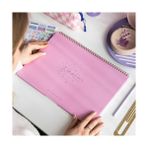 HDY Store Paperora Pembe Süresiz Haftalık Spiralli Masaüstü Planlayıcı 24x34 cm 1 Parça Kullanım İçin - 41 Delft Blue