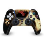 Head Case Designs Resmi Lisanslı Friday The 13th 2009 Jason Voorhees Poster Grafik Vinil Ön Panel Çıkartması Oyun Kaplama Çıkartma Kapak Sony Playstation 5 PS5 DualSense Controller ile Uyumlu
