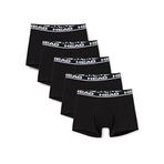 HEAD Erkek Basic Boxers Boxer Şort. Siyah XXL