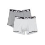 HEAD Erkek boxer şort, külot, 4'lü paket, Grey Combo, XXL