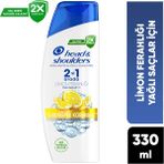 Head & Shoulders 330 ml Limon Ferahlığı Kepek Karşıtı Yağlı Saçlar Günlük Kullanım Şampuan