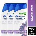 Head & Shoulders 3x330 ml Besleyici Bakım Kepek Kaşıtı Günlük Kullanım Şampuan