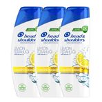 Head & Shoulders 3x330 ml Limon Ferahlığı Kepek Karşıtı Yağlı Saçlar Günlük Kullanım Şampuan