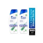 Head & Shoulders Biberiye Özlü Gür ve Güçlü Saçlar Kepeğe Karşı Etkili Şampuan 330ml X2