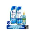 Head & Shoulders Derinlemesine Temizleyici Saç Derisi Detoksu Şampuanı 300 ml, Saç Derisi Yatıştırıcı Bakımı 145 ml