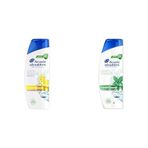 Head & Shoulders Seti | Limon Ferahlığı Yağlı Saçlar İçin Günlük Kullanım 330 ml Şampuan x2 + Mentol Ferahlığı 330ml x2
