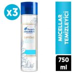 Head & Shoulders Supreme Micellar Temizleyici 3x250 ml Saç Toniği