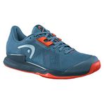 Head Sprint Pro 3.5 Toprak Kort Erkek Tenis Ayakkabı Mavi - 42.5