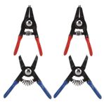 Headerbs Mini Segman Pense, 4 Adet Mini Segman Pense Seti iç dış Segman Için Evrensel Metal yaylı Yedek