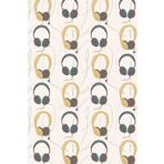 Headphones On, Let the Creativity Flow: Stylish music or game notebook, Journal for daily writing, Cool lined diary for notes, lyrics or ideas