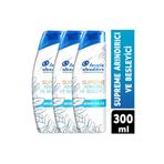 Head&Shoulders 300 ml Men Şampuan Supreme Arındırıcı Besleyici X 3 Adet