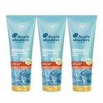 Head&Shoulders DermaXPRO Scalp & Hair Revitaliser Dökülme Karşıtı Saç ve Saç Derisi Bakım Kremi Kafein ve Seramid ile 220ml 3lü paket