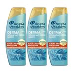 Head&Shoulders DermaXPRO Scalp & Hair Revitaliser Dökülme ve Kepek Karşıtı Şampuan Kafein ve Seramid ile 300ml 3lü paket