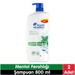 Head&Shoulders Mentol Ferahlığı Şampuan 800 Ml 2 Adet