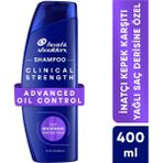 Head&Shoulders Yağ Dengeleyici Şampuan 400 ml Kepek Karşıtı Etki ile Kadınlar İçin Derinlemesine Temizlik