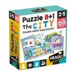 Headu 8 1 2-5 Yaş Çift Taraflı Şehrim Puzzle