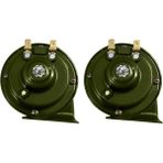 Healeele Adet 300DB 12V Havalı Korna Araba Salyangoz Elektrikli Havalı Korna Tekne Yüksek Sesle Alarm Kiti Tekne Motosiklet Çift Tonlu 410/510Hz (Yurt Dışından)