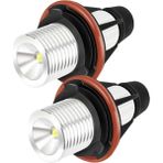 Healeele Angel Eyes Için 5W E39 E60 Angel Eyes Sis Farları LED Farlar Gündüz Farları Kod Çözme Sarı Işık ile (Yurt Dışından) - Aydınlatma Ürünleri