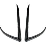 Healeele Araba Ön Tampon Splitter Spoiler Trim Kapakları Sis Farları Kaş Rüzgar Bıçağı Model x 2015-2020 Karbon Fiber Abs (Yurt Dışından)