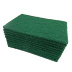 Healeved 10 adet ovma süngeri, küvet temizleyici, bulaşık makinesi, çizilmeye karşı dayanıklı, mutfak fırçası, tencere, sünger, mutfak temizleme pedi, mikrofiber bez, yeşil