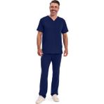 Healing Hands Matthew HHE2590 - Ryan HHE9590 Scrubs Takım – İthal, 4 Yön Esneyen Kumaş, Modern Fit ve Premium Doktor Hemşire Forması - Lacivert