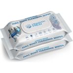 Healthon Med Koruyucu Krem Içerikli Islak Vücut Temizleme Mendili (50 x 2'li Set, Büyük) - standart