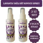 Healthsev 2 Adet Lavanta Yağlı Bit Kovucu Saç Bakım Spreyi 100 ml - Beyaz