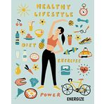 Healthy Life Style: Energize Exercise Food Journal 52 Week 365 Daily Weekly Planner Food Exercise & Fitness Diet Journal Diary Progress Track Weight ... Fitness Exercise Weight Loss Journal, Band 2)