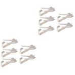 Healvian 2 Set Sıcak Yatak Cam Platform Kelepçeleri Ağır Hizmet Tipi Yaylı Çelik Klipsler 3d Yazıcı Için Kişisel/kullanım Için Kolay Kurulum Saklama 5 Adet * 2