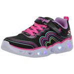 HEART LİGHTS - RETRO HEARTS Girls Gs Siyah Işıklı Spor Ayakkabı