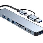 HEARTZ ÇOK FONKSİYONLU PD USB TYPE C SD TF HAFIZA KARTI ÇOĞALTICI HUB ÇEŞİTLERİ SES STREO ÇIKIŞ HER İHTİYACI GİDERECEK ÇEŞİT MEVCUTTUR (PD STREO SES USB TYPE C SD TF HAFIZA KARTI ÇOK AMAÇLI HUB 09)