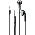 HEARTZ K105 STEREO 130 CM KLASİK ÇİVİ JACK EFSANE DÜZ MODEL DAHİLİ MİKROFONLU KABLOLU HİFİ HD SES KABLOLU KULAKLIK (SİYAH)