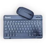 HEARTZ KEY 01 KABLOSUZ BLUETOOTH WİRELESS TÜMÜ TÜRKÇE KARAKTERLİ i ü ğ harfleri bulunur KLAVYE MOUSE SETİ (SİYAH)