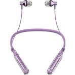 Heartz LS 102 Taç Bluetooth Kulaklığı, 5.3 Versiyon Yüksek Şarj ile 130 Saat Bekleme Süreli, 10 Metre Çekiş Menzilli, Dışarıdan Gelen Sesleri Filtreleyen Kulak İçi Tasarım (LİLA)