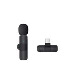 HEARTZ TYPE C çıkışlı samsung xiaomi iphone uyumlu wireless microphone kablosuz yaka mikrofonu video youtube tiktok canlı yayın stüdyo mikrofon (K8 TEKLİ TYPE C VLOG LİVE SHOW)