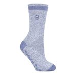 HEAT HOLDERS Kadın sıcak tutan çorap kaymaz kaymaz taban yumuşak termal çorap kaymaz kış için, Denim Floransa, 37/42 EU