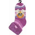 Heat Holders Termal Lounge Ev Çorabı Hediyelik Kalın 2.3 Tog Kaydırmaz Tabanlı - Pembe Çizgili - 37 - 42