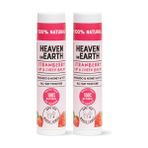 Heaven On Earth Doğal Strawberry Lip & Cheek Balm Nemlendirici Besleyici Renkli ve Çilekli Dudak ve Yanak Balmı- 2li Ekonomik Paket