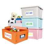 Hebayy Boş 150 kendinden yapışkanlı ev etiketleri, boş, kendi evinizi düzenlemek için, kutuları, saklama kaplarını, çalışma masası objelerini, mutfak kaplarını kolayca düzenlemek için, 15 x 10 cm
