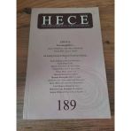 Hece Aylık Edebiyat Dergisi Yıl:16,Sayı:189 Eylül 2012 "Yazamadıkları..." (Sahafiye Kitap)