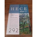 Hece Aylık Edebiyat Dergisi Yıl:25,Sayı:292 Nisan 2021 "Hüseyin Atlansoy Şiiri" (Sahafiye Kitap)