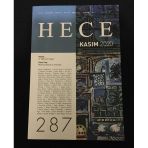 Hece Dergisi Kasım 2020 Sayı 287 Dosya: D. Mehmet Doğan [2.El Dergidir] (Sahafiye Kitap)