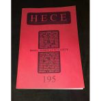 Hece Dergisi Mart 2013 Sayı 195 Dosya Edebiyat Ve Gazete (Sahafiye Kitap)