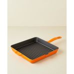 Hecha Demir Döküm Kare Grill Tava 30 cm Turuncu Degrade