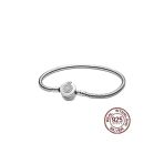 Hector Co Jewellery Gümüş Moments Işıltılı Taç O Yılan Zincir Bileklik